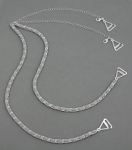 Bra Straps - CNL Style Chain Strap - Grey