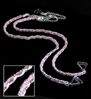 Bra Straps - CNL Style Chain Strap - Pink