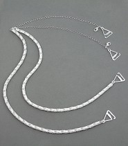 Bra Straps - CNL Style Chain Strap - White