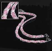 Bra Straps - CNL Style Chain Strap - Large - Pink 