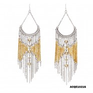 Chandelier Beaded Earrings - Gold - ER-ACQE1021G