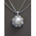 Gift set: Maperla Pearl w/ Swarovski Cubic Zirconia Necklace & Earring Set