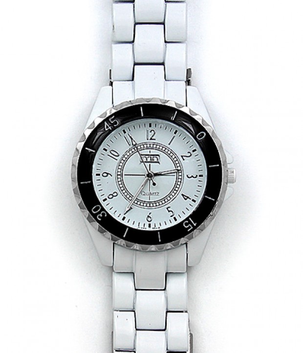 Lady Watch - Metal Band - White - WT-PG1212WT